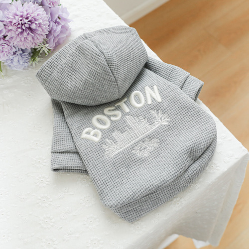 Pet Clothes Dogs Cats Clothing Hat Boston Sweatshirt