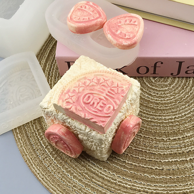 Oreo Cookie Berry Snowflake Soft Biscuits Silicone Squeeze Molds, Handmade Reverse Molds for Mousse Cakes and Chocolateستان