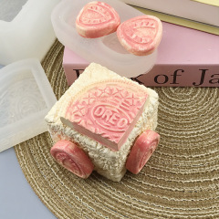 Oreo Cookie Berry Snowflake Soft Biscuits Silicone Squeeze Molds, Handmade Reverse Molds for Mousse Cakes and Chocolateستان