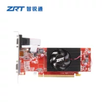 AMD многоэкранная графическая карта HD5450 1G 64bit SDRAM 64*16 2VGA+DP PCI-E 16X LP