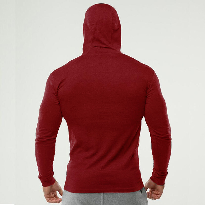 Giacca casual da uomo con cappuccio sottile vestibilità slim_voghion.com