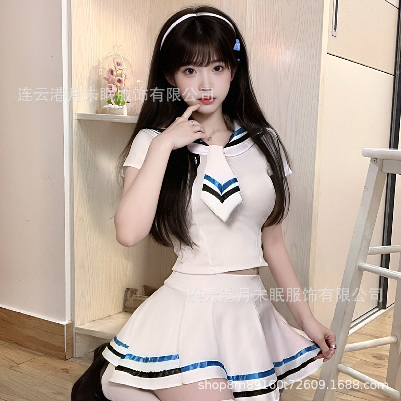 情趣内衣性感条纹学生装激情角色扮演日系镂空水手制服诱惑套装