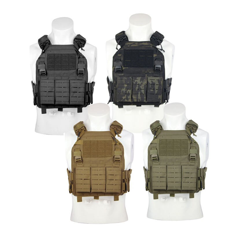 Tactical Attack Vest Camouflage Vest Compatible with Plate Carrier Modular Attack Tactical Vest Custom-Made