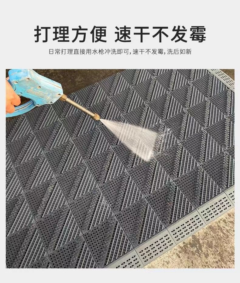 Non-Slip Entryway Mat, Outdoor Three-In-One Entrance Carpet, Commercial Outdoor Floor Mat, Hotel Mat, Door Mat