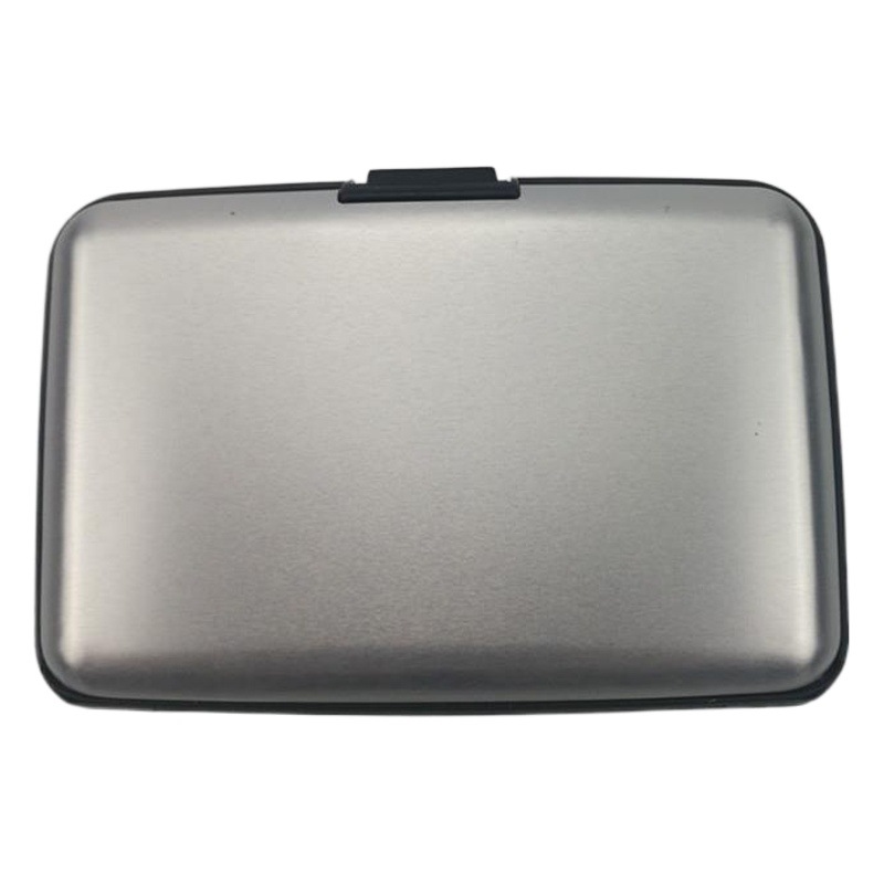 Tarjetero de aluminio antimagnetismo, impermeable, estilo europeo