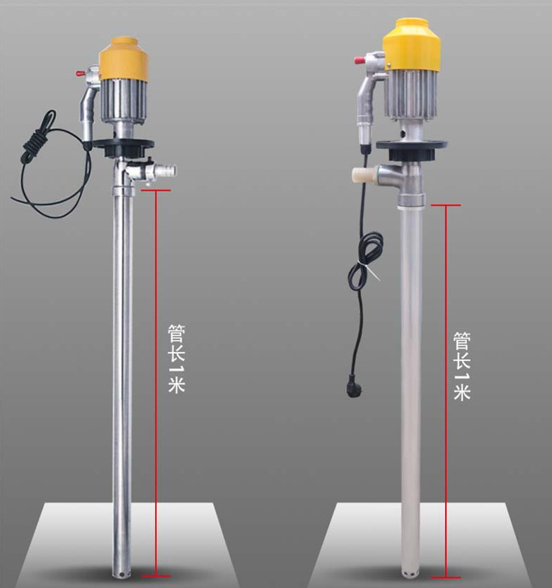 不锈钢防爆油桶泵880w/304电动抽液泵/大功率柴油甲醇汽油桶泵