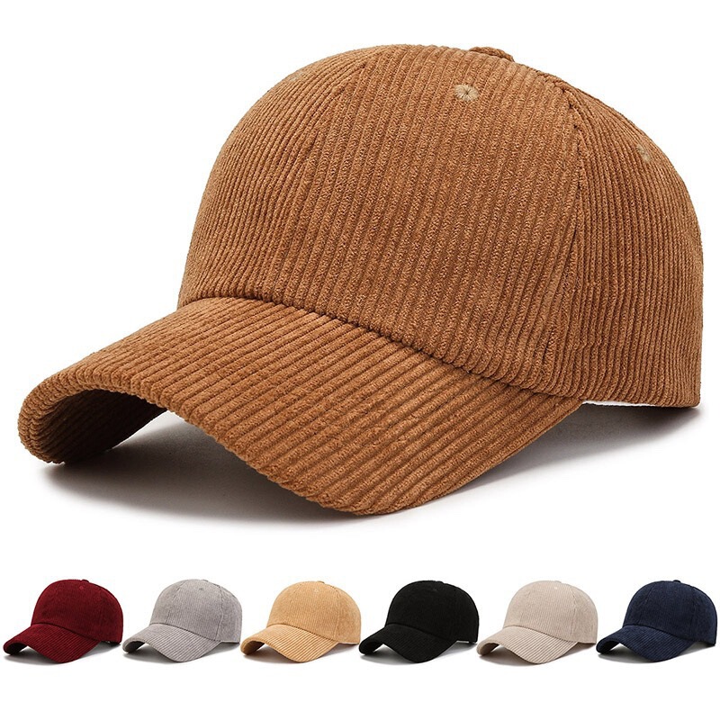 Autumn and Winter Corduroy Baseball Cap for Men and Women, Solid Color Warm Hat, Spring and Autumn Cold-Proof Corduroy Duckbill Cap, Trendy Cross-Border Fashion Autumn and Winter Corduroy Baseball Cap for Men and Women, Solid Color Warm Hat, Spring and Autumn Cold-Proof Corduroy Duckbill Cap, Trendy Cross-Border Fashion