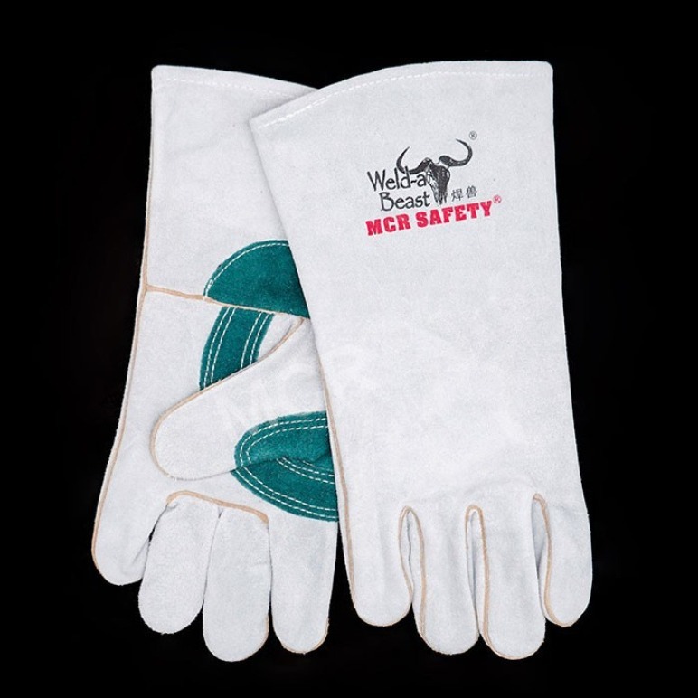焊兽4152P二层原色焊接手套26&00
