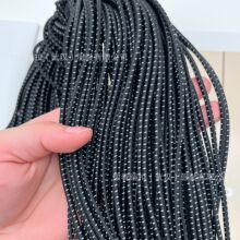 批发现货圆松紧2.8mm黑色弹力圆松紧绳辅料弹性橡筋弹力松紧绳