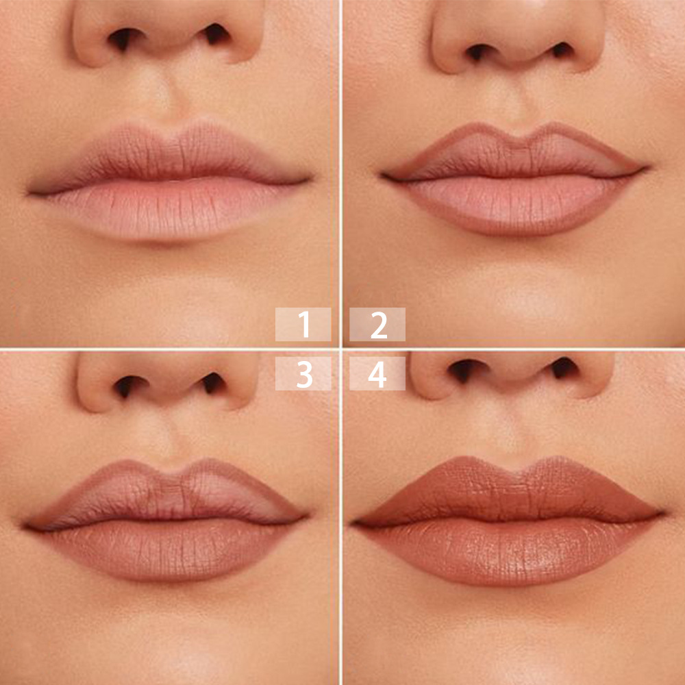 Julystar Makeup bestseller Non-stick cup mouth red pen Cross-border European and American waterproof long-lasting matte lip gloss lip liner pen undefined