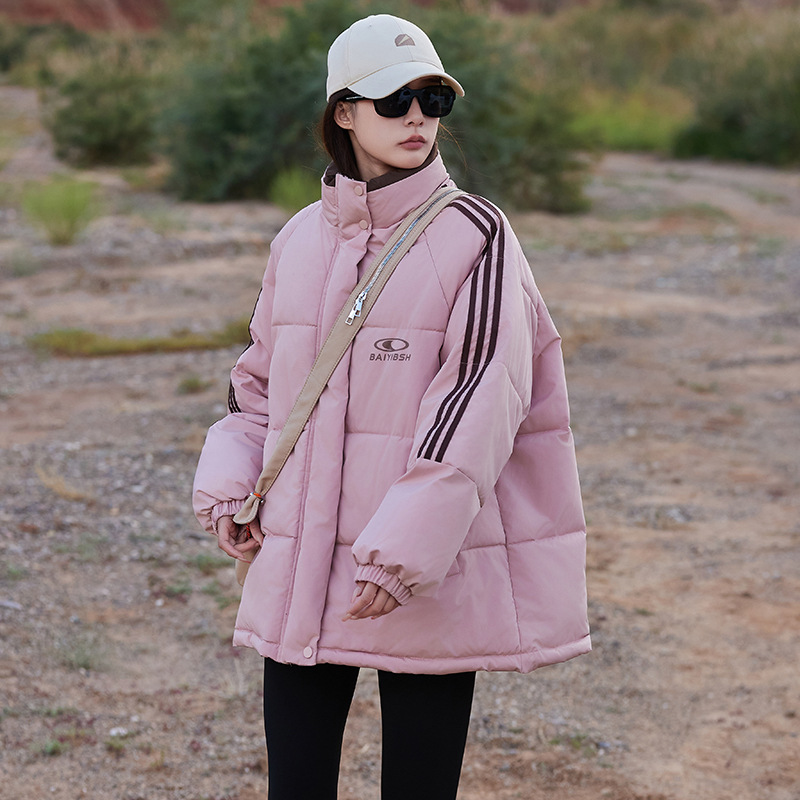 Ropa de algodón para mujeres 2024 invierno nuevo estilo coreano engrosado abrigo de algodón suelto sensación de alta calidad chaqueta de algodón de pareja de estudiantes image 7