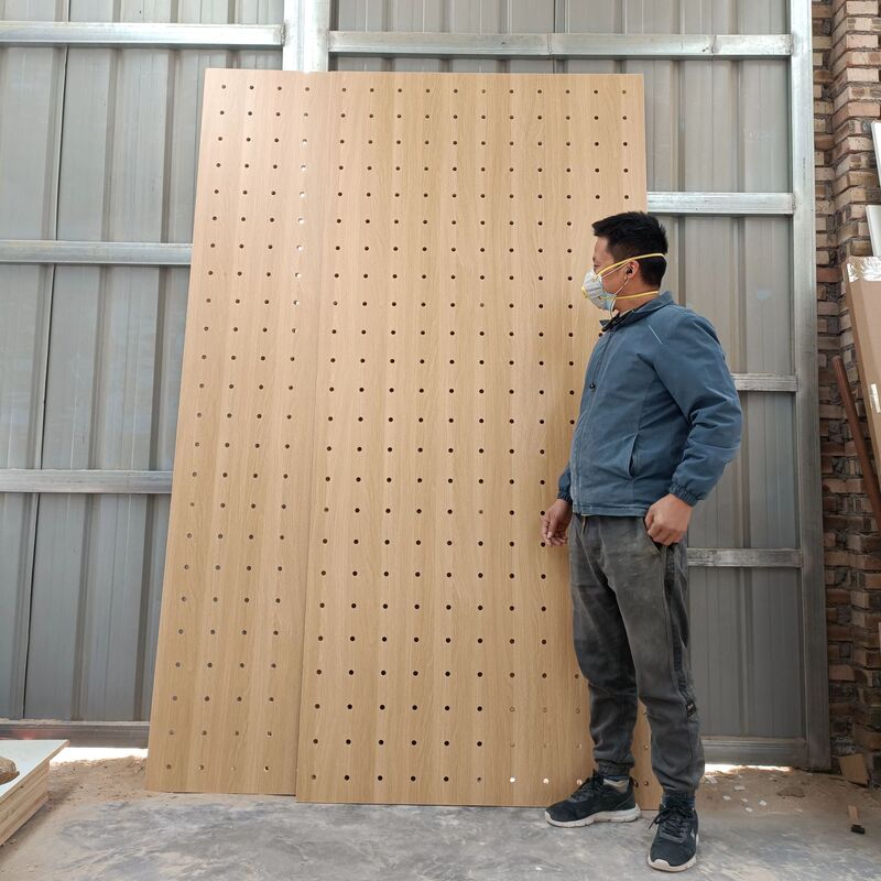 Solid wood hole board wholesale Nordic wooden storage rack partition household bedroom storage rack entrance wall rack