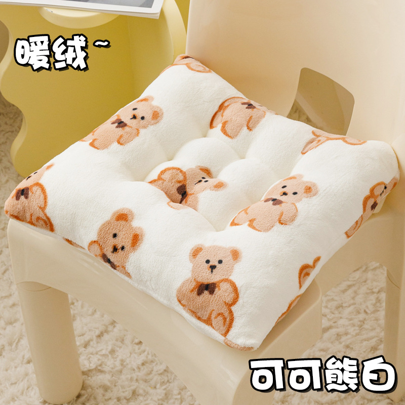따뜻한 벨벳-코코 베어 화이트