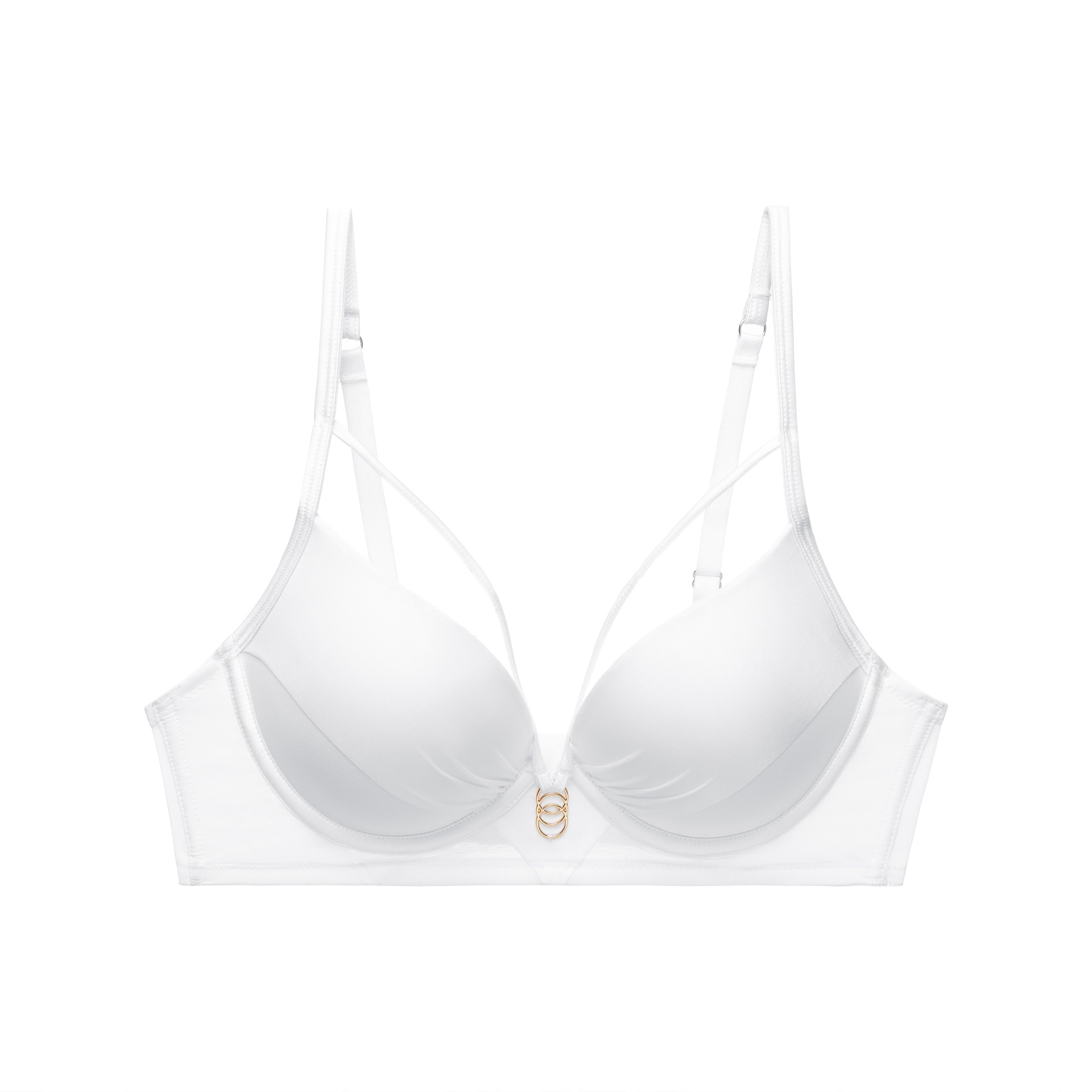 Nuovo set di reggiseni con raccolta di anelli in acciaio per biancheria intima da donna di grandi dimensioni, origine Foshan_voghion.com