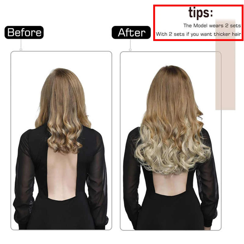 Extensión de cabello de cabello de alta temperatura de cabello recto ajustable libremente de una pieza de extensión de cabello de línea de pescado sin marca