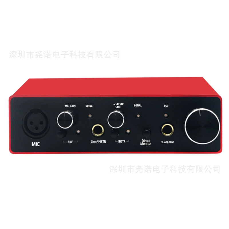 Популярная частная модель нового поколения 2X2 профессиональная USB-запись звуковой карты запись электрогитары Дубляж вживую Аудиокнига
