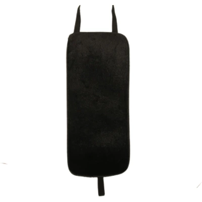 Car Rear Center Armrest Box Pad Rear Center Backrest Winter Plush Armrest Box Pad Rear Center Protection (Armrest box pad) - plush-black-rear-armrest-box-mat