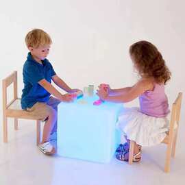 瑞吉欧光影桌LED光立方板桌幼儿园蒙氏教具早教发光台光影台玩具