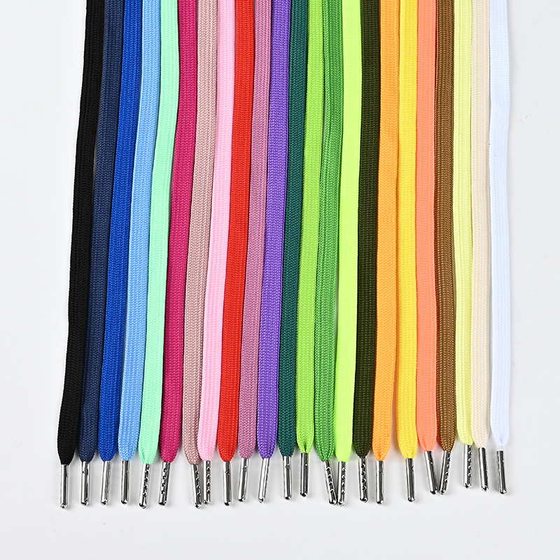 In-Stock 10mm Double-Layer Sweatshirt Drawstring, Sports Pants Waistband Flat Cord, Clothing Polyester Colorful Drawstring Strap Wholesale In-Stock 10mm Double-Layer Sweatshirt Drawstring, Sports Pants Waistband Flat Cord, Clothing Polyester Colorful Drawstring Strap Wholesale