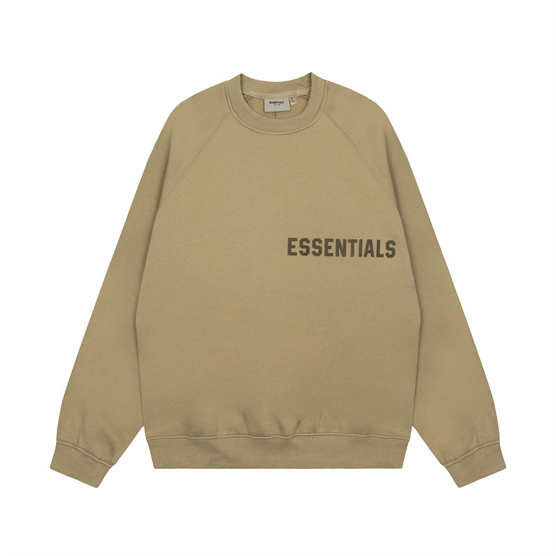 FOG ESSENTIALS nuevo estilo de marca de moda de letras impresión de cuello redondo y camisa de terciopelo de hombre chaqueta americana