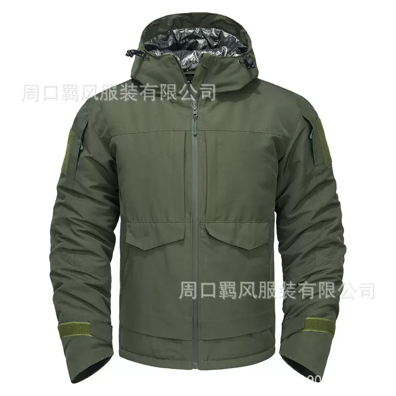 户外迷彩冲锋裤套装防寒保暖加厚运动服迷彩服户外男冲锋衣