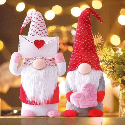 Cross-border Valentine's Day faceless doll figure decoration, creative couple's gift, reusable fabric doll photo prop