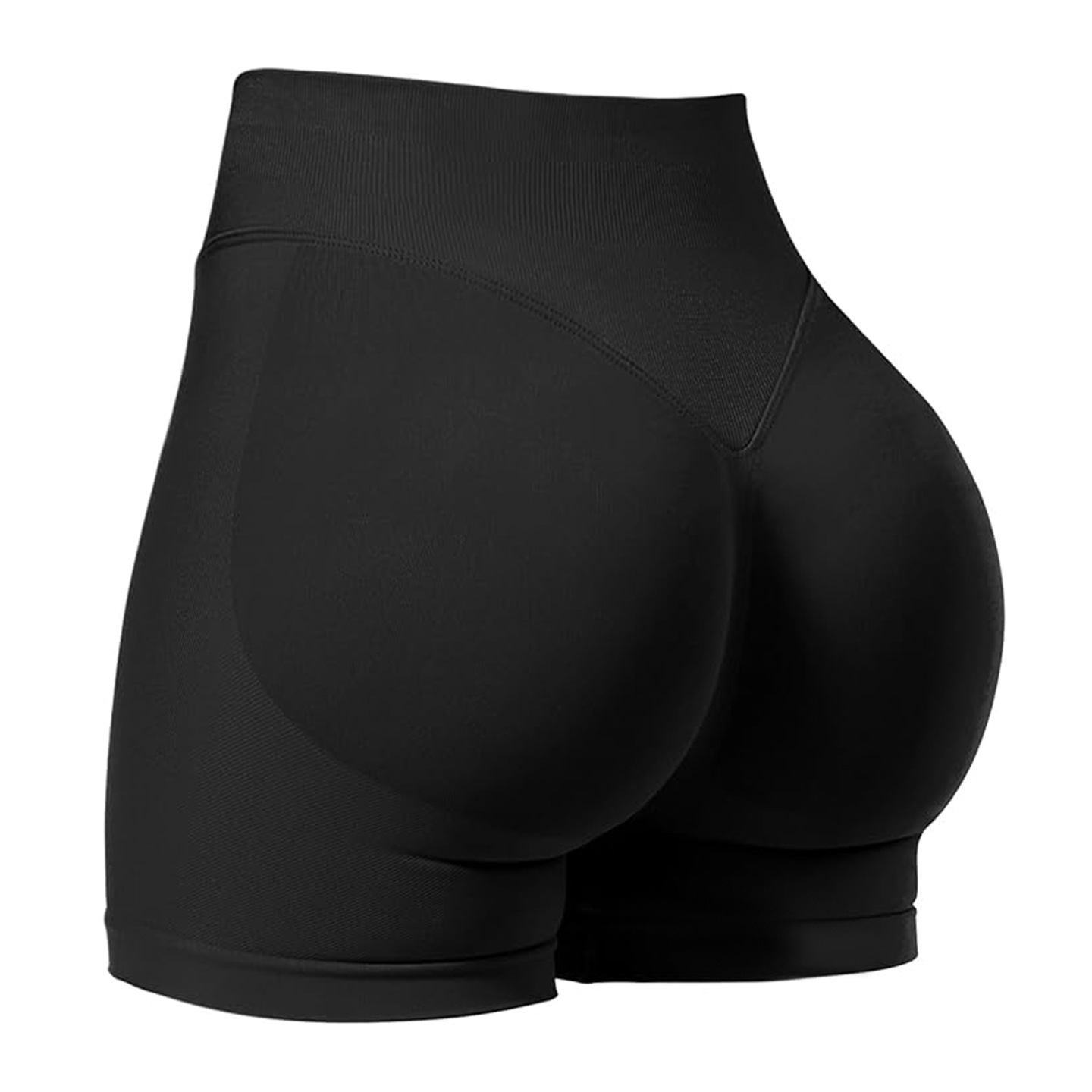 Nuevos productos transfronterizos pantalones cortos deportivos de cintura de tres etapas para mujer Amazon TK pantalones de yoga de cintura alta para correr pantalones de tres puntos de fitness