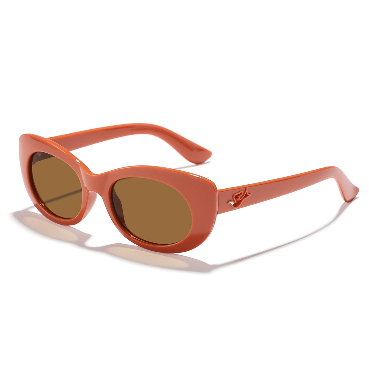 Moda infantil de moda personalizada Street shooting ins estilo gafas de sol niños y niñas retro pequeñas gafas de sol ovaladas a prueba de rayos UV