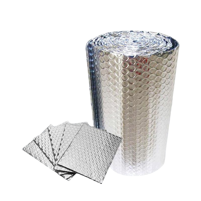 双面铝箔气泡隔热膜厂房屋顶防火保温隔热管道外包纳米气囊反射层