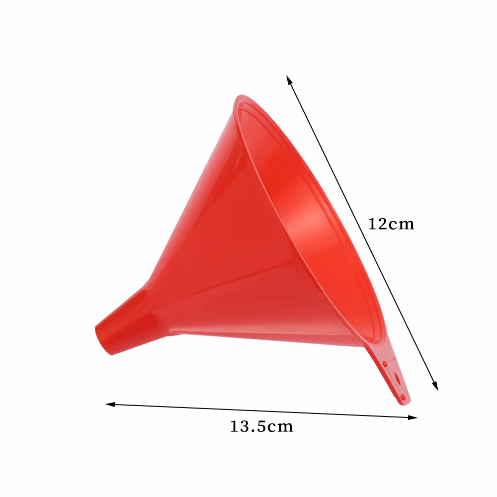 Красная пластиковая топливная Воронка 120 мм бензиновая Воронка специальная Воронка для автомобиля мотоцикл топливный завод оптом