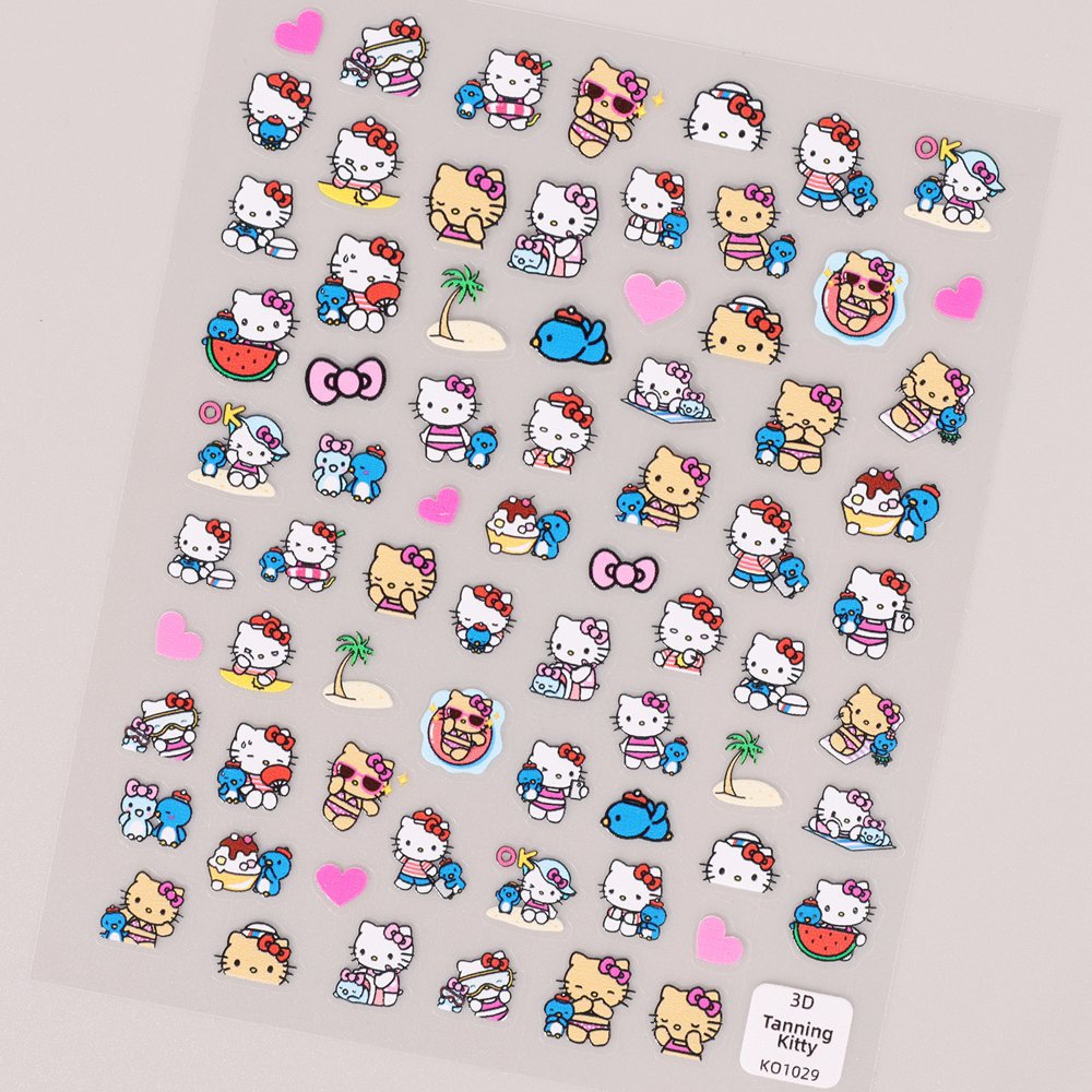 KO-1029Kitty 여름 여유롭게 [얇은 터프]]