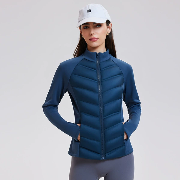 [Same style 95 duck down for men and women] Iron Blue