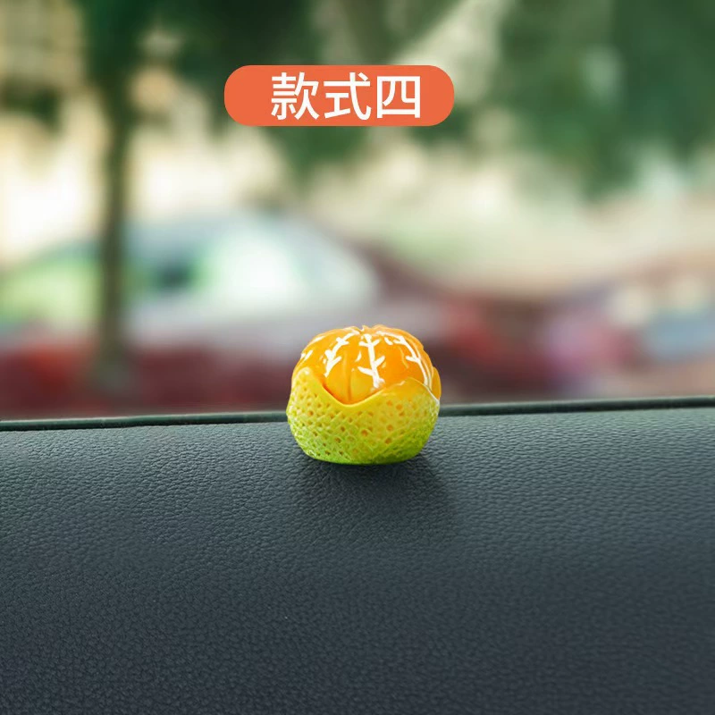 Автомобильные украшения милые маленькие оранжевые украшения центральной консоли