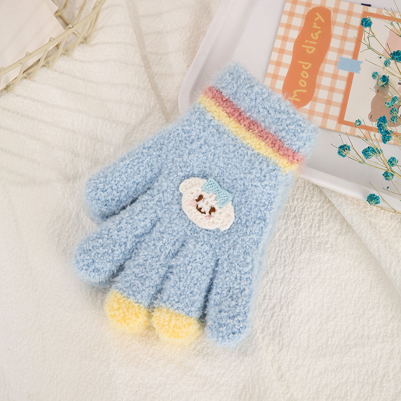 라이트 블루 컬러 블록 옥 개 [2-6세]