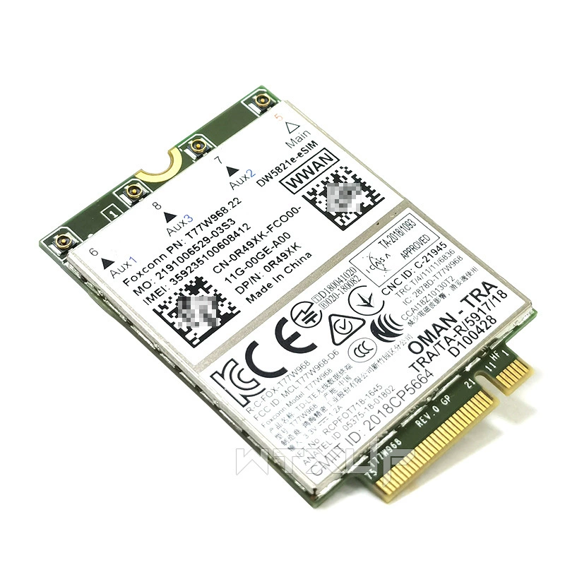 Suitable for Dell 7300 7400 7400 7740 7210 4G module T77W968 DW5821E