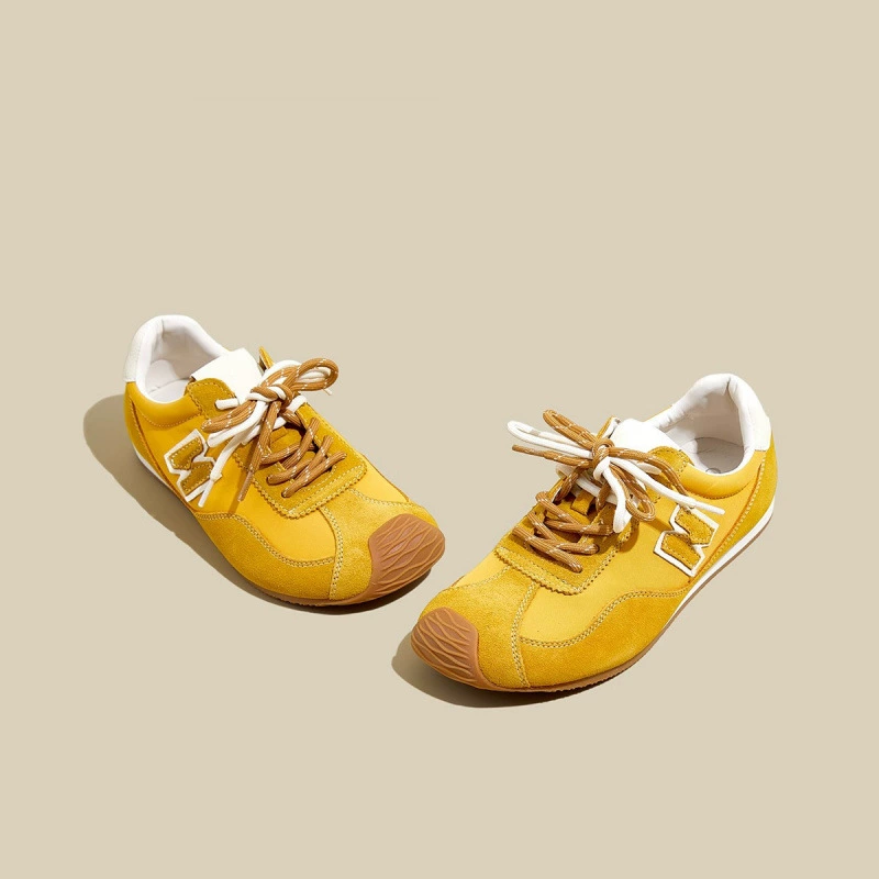 Summer yellow high shoes, soft sole