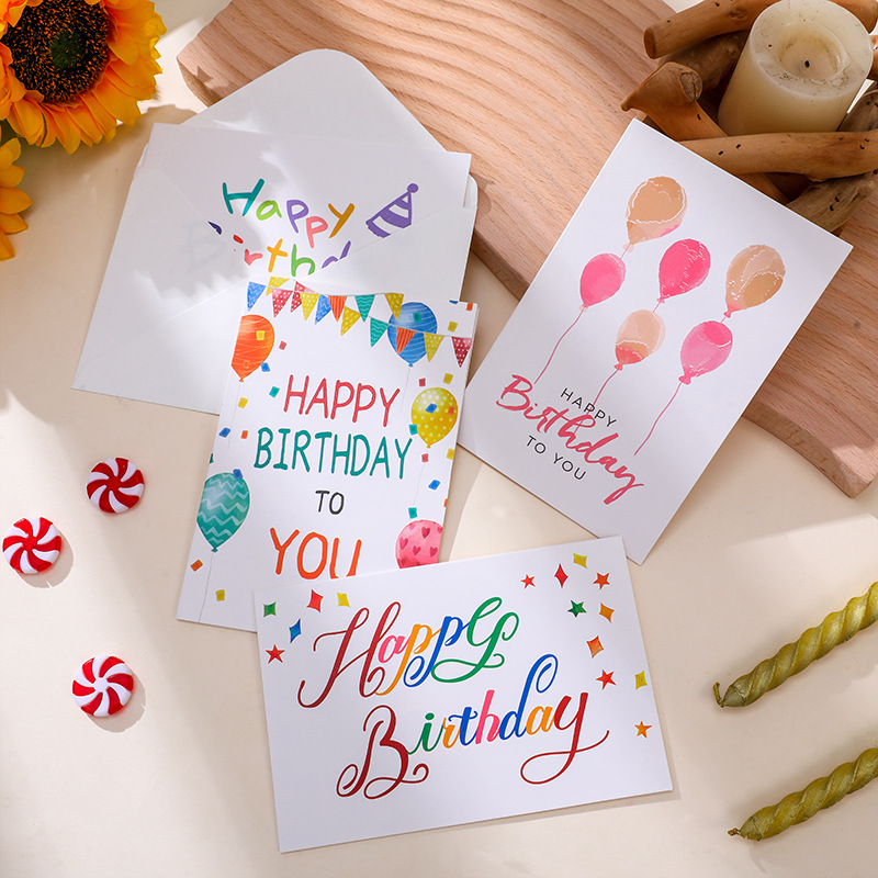 Birthday Cute Letter Paper Card display picture 3