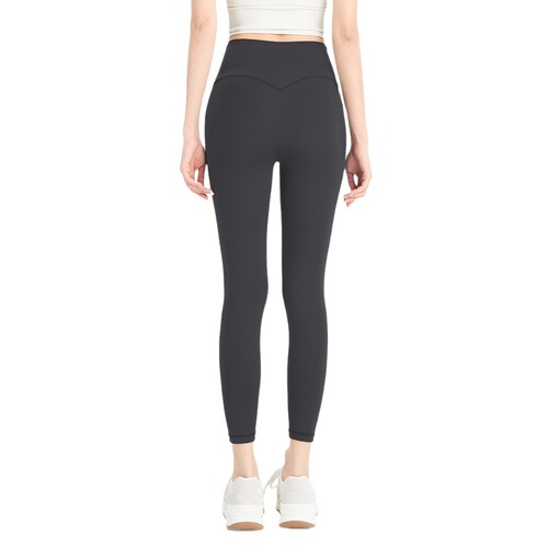 Algn Yoga Pants High-Waist Ass-Lifting Bare Sensation Napped Summer Tight Leggings for Women Lulu