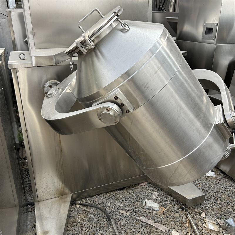 回收二手不锈钢三维混合机  化工式混合设备  翻转真空混料机