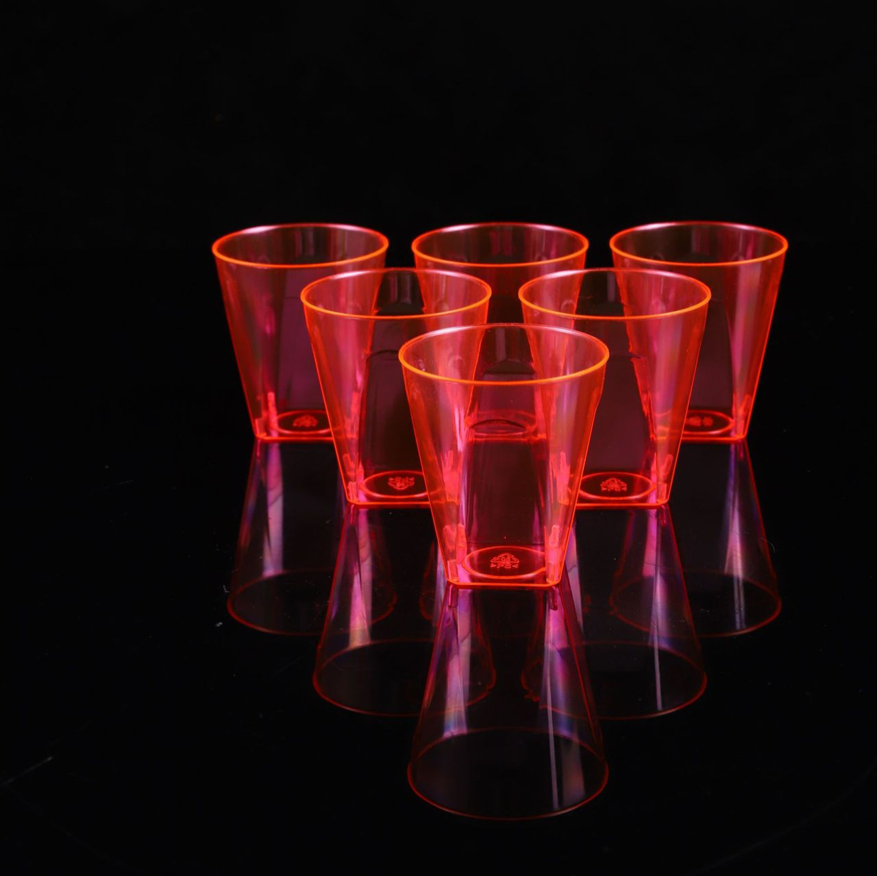 Disposable small red green orange pink mini plastic cup tasting cup…