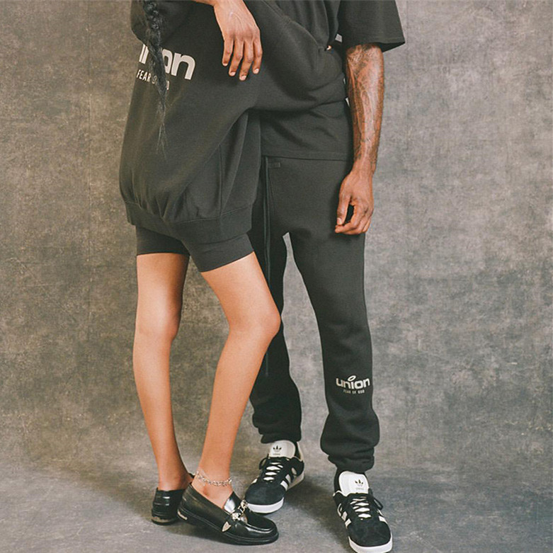 Fog Essentials American Streetwear Brand Collaboration Letter Print Unisex Loose Sweatpants Zgpb Fog Essentials American Streetwear Brand Collaboration Letter Print Unisex Loose Sweatpants Zgpb