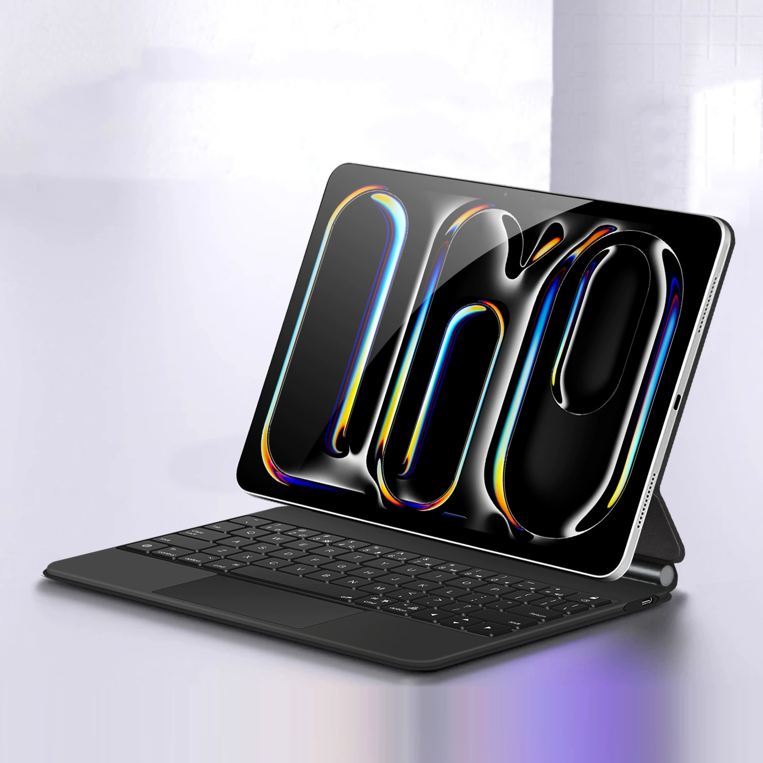 Иностранная торговля, подходящая для 2025 года, iPad Air7, совместим с клавиатурой Magic Keyboard Pro11, прямая подключение, тач-плавающая клавиатура M4