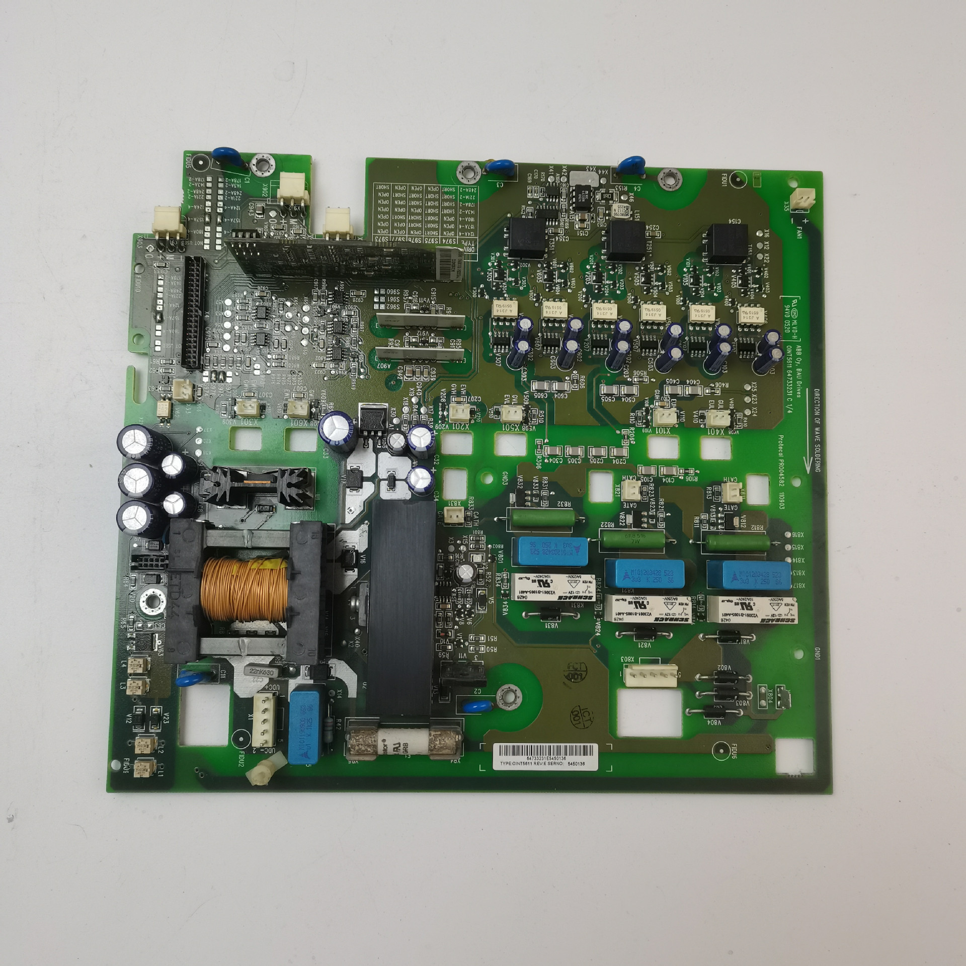 A015*ABB变频器ACS510系列电源驱动板OINT5611原装拆机75-90-110K