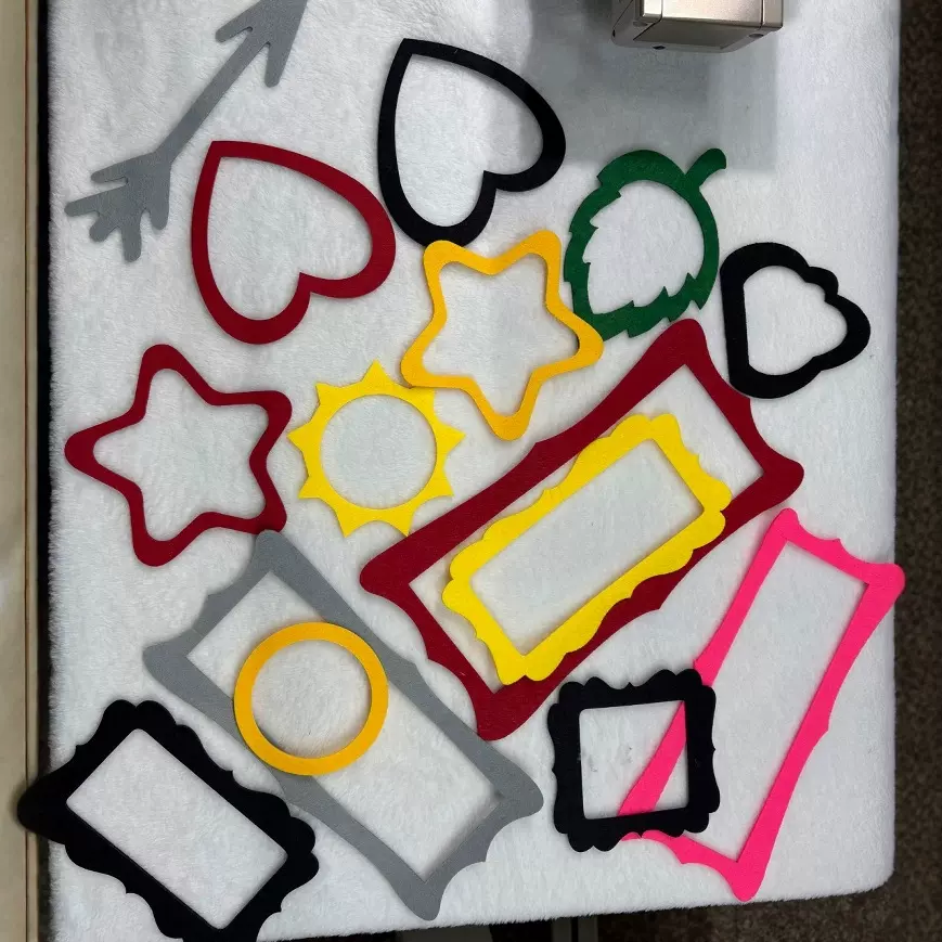 创意毛毡相框 婴儿月份数字相框摄影道具 里程碑毯子拍照背景相框