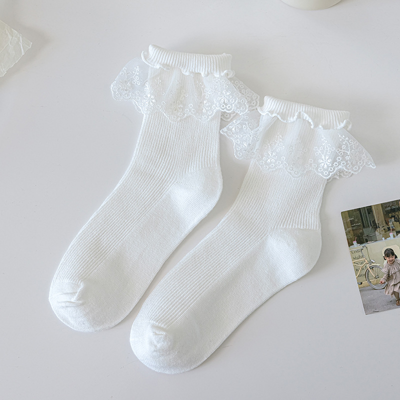 흰색 큰 레이스