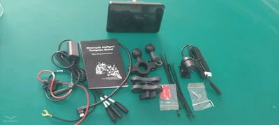 6.25inch Motorcycle Dash Cam 2K Dual Recording Front and Rear, Cross-Border Vehicle Gps Navigation/Satellite, Exclusively for Cross-Border Use (Motorcycle driving recorder) - 625inch-allwinner-v533-built-in-front-2k-camera-rear-ahd-hd-camera