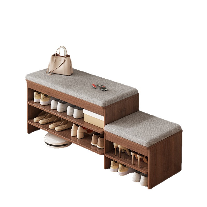 Estante para zapatos simple, puerta de entrada de puerta de hogar de varios pisos, estante interior pequeño estrecho a prueba de polvo, gabinete de zapatos pequeño para alquilar