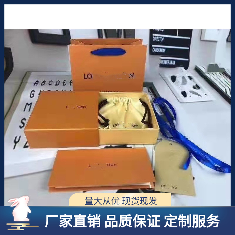 现货L家专柜高端大牌皮带盒头饰盒子布袋礼品袋全套包装