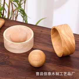 实木压饺子皮模具便捷手工包子饺子皮压皮器清明果青团压皮器工具