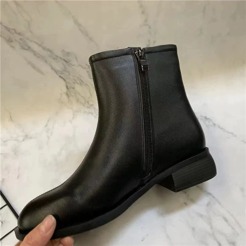 Martin сапоги женский 2024 новый британский ветер взрывной осенние и зимние короткие сапоги плоское дно тонкие весенние и осенние сапоги тонкие сапоги прилив